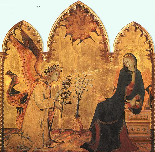 Simone Martini The Annunciation and the Two Saints Germany oil painting art